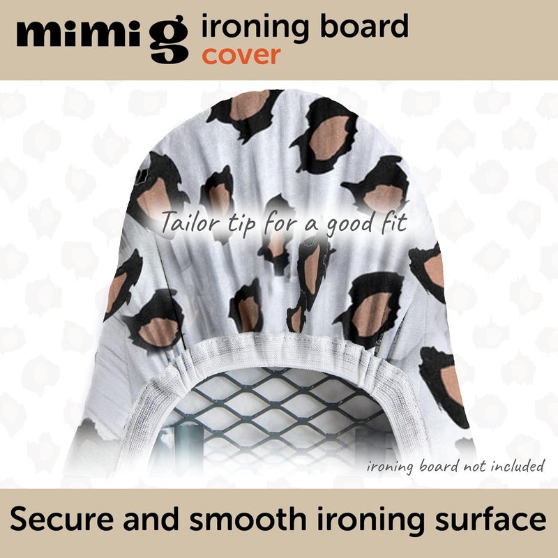 Oliso Ironing Board Cover – 100% Cotton with Professional Felt Pad, Fits Standard 54" x 15" Boards – Secure Fit with Wide Elastic Edge & Adjustable Straps – Mimi G - Image 3